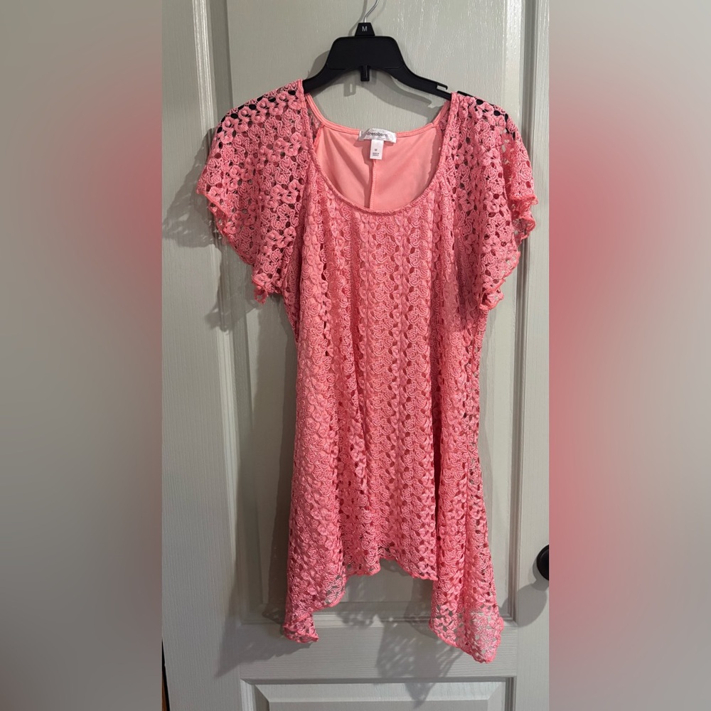 Women’s Apricot Lace Blouse